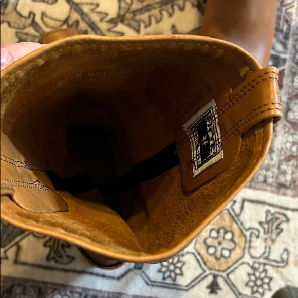 Frye Tan Leather Western Boots - Picture 5 of 8